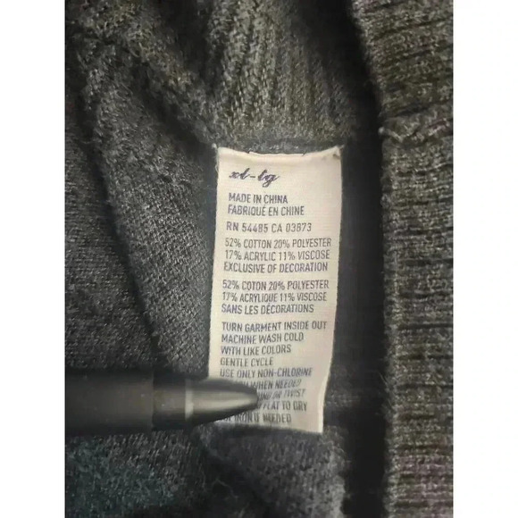 American Eagle Outfitters Grey Button Down Cardigan XL - Picture 5 of 6